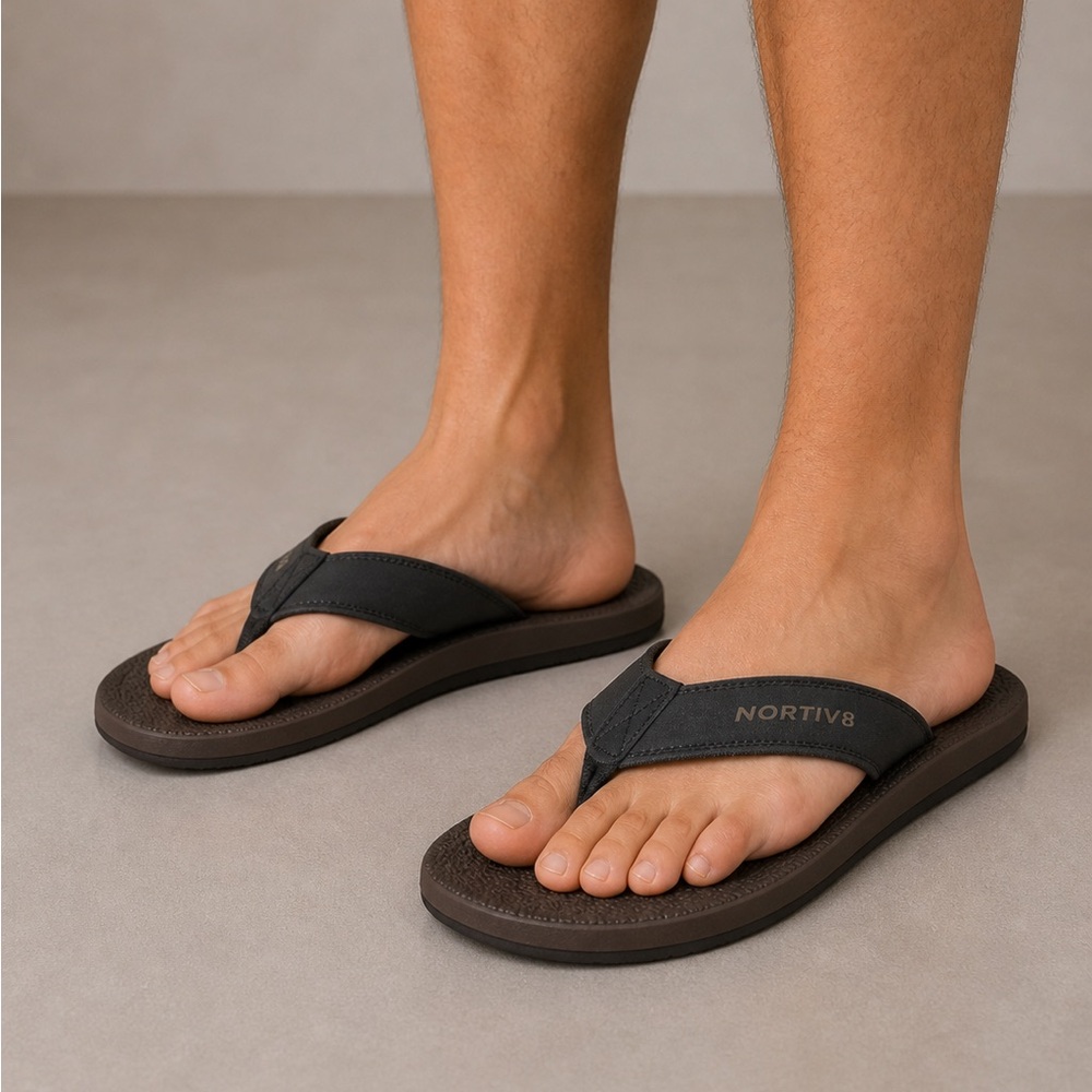 NORTIV 8 Men's Flip Flops Thong Sandals Comfortable Size 13 NEW # Box 940